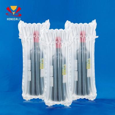 China Hongdali recyclable shockproof inflatable cushion air expressProtective column bags for wine bottle for sale