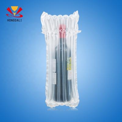 China Best Selling Durable Hongdali 2022 Recyclable Air Envelope Package Column Protective Bag Inflatable Bubble Bag For Wine Packing for sale