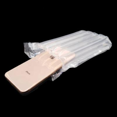 China Recyclable Clear Air Column Bag For Mobile Phone Plastic Air Cushion Packaging Rolls Wholesale Mobile Phone Protective Packaging for sale