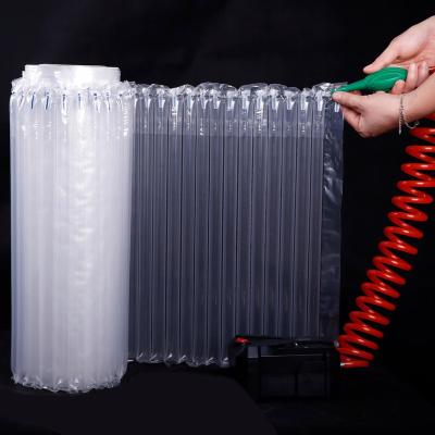 China Recyclable Bubble Bag Buffer Air Column Envelope Protective Thickened Inflatable Shockproof Packaging Roll For Plant/Fruit/Vegetable Shipment for sale