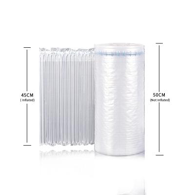 China Eco-friendly Hongdali 50CM*300M Air Cushion Transport Protection Column Inflatable Wrap Roll Air Cushion Roll For Live Plants for sale