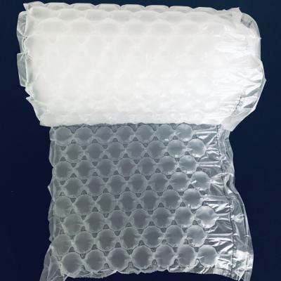 China Recyclable Plastic Air Packaging Shockproof Bag Inflated Gourd Shape Membrane Bubble Roll Envelope With Tear Line For Shipping for sale