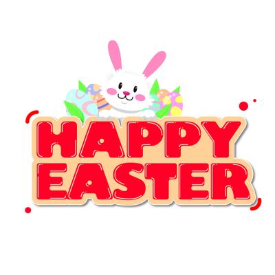 China Hot Selling Creative Egg Large Easter Bunny Decor Easter Decorations Custom Amazon Raincoat 10-30 Inch Outdoor Waterproof for sale