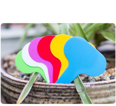 China 100 Pcs Lightweight 6 x10cm Plastic Plant Tags Nursery Garden T-Type Labels for sale