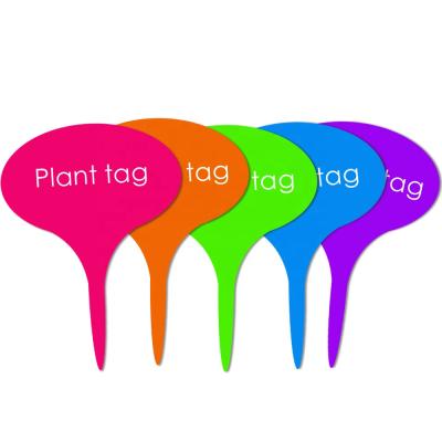 China Light Plant Wholesale Custom Thicken Waterproof Plastic Plant Nursery Garden Marks Label Markers Plant Tree Label 4 T-Type Thumb for sale