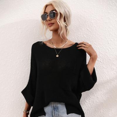 China Anti-Wrinkle Cost Price Summer Crew Neck Knitted Knit Sweater Knitwear Customized Wholesale Apparel for sale