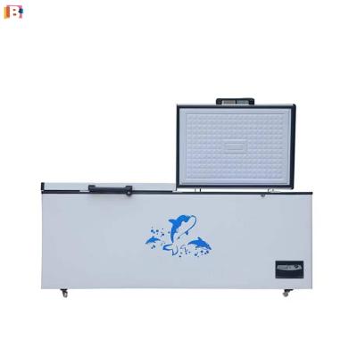 China Single-temperature two folding doors refrigerated counter cold storage freezer for sale