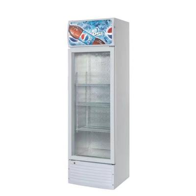 China Glass Freezer Cold Drinks Cooler Display Fridge Single-temperature Door Fridge for sale