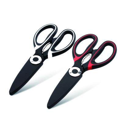 China Universal Cut Stocked Custom Multifunctional Shears Cut Vegetable Heavy Duty Meat Kitchen Scissors for sale