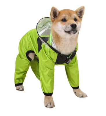 China Sustainable Pet Raincoat Pet Clothes Waterproof Overalls Dog Jacket Water Resistant Clothes Pet Coat CH2030 for sale