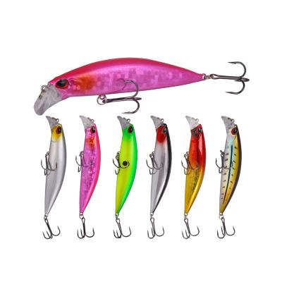 China Outdoor Activities Fishing New ZURI-BERL Plastic Minnow Heavy Water Bait Simulation Bait Ultra Long Throwing Gear With Hooks for sale