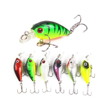 China Outdoor Activities Fishing ZURI-BERL Rock ABS 4.5cm/3.8g Small Fat 7 Colors Minnow Topwater Actificial Wobbler Bait Fishing Lure Tackle PESCA Accessories for sale