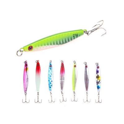 China Outdoor Activities Fishing Pencil Bass Fishing Lures Wobbler Sinking ZURI-BERL 14g/21g Hard Bait Artificial Fish Lures Ocean Hook Freshwater Tackle for sale