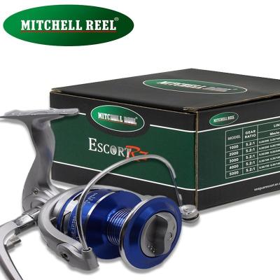 China TH Blue Metal Texture MITCHELL REEL Metal Texture Freshwater Saltwater Reel Wholesales Fishing Reel Saltwater Trolling Spinning for sale