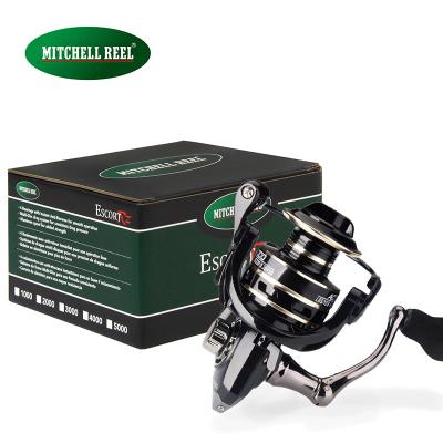 China LEFT HAND MITCHELL REEL Fishing Trout Carp Bait Reel PESCA Spinning Reel 5.2:1 Gear Ratio Full Reel12KG Max Drag for sale