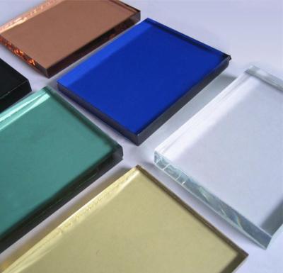 China 4-12mm Modern Window Curtain Wall Coated Tinted Solar Reflective Float Glass for sale