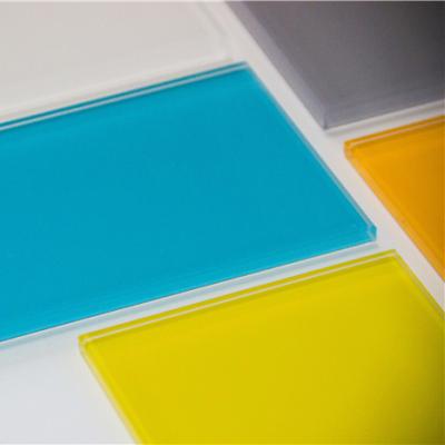 China Modern Toughened Lacquered Glass Kitchen Wall Painted Glass for sale