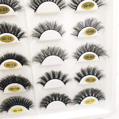 China Bulk Accept Customized Logo False Eyelashes Vegan Christmas Mink Eyelash Vegan FD Wholesale Price 25mm for sale