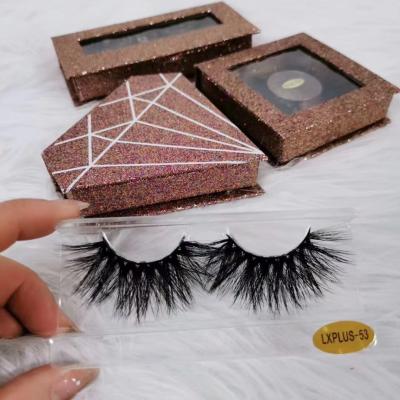 China LXplus fluffy series soft design profession mink eyelash strips curl lashes mink mink vegan eyelashes for sale