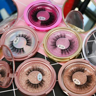 China New 8D Fluffy Mink Long 25mm Mink Eyelash Individual Wholesale 25mm Mink Lashes Vendor Private Label for sale