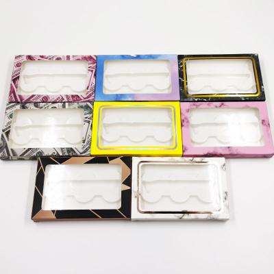 China Custom Lashes 3 Pairs 25mm Mink Eyelashes 5 Pairs Box Private Label Strip Lashes Package With Custom Logo for sale