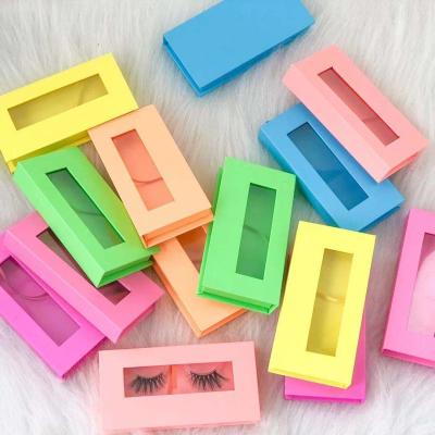 China New Product High Quality Beautiful Paper Eyelash Packaging Magnetic Box With Customized Logo for sale