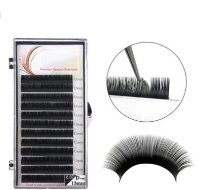 China Natural /Soft Individual Silk Eyelash Extend All Size, High Quality Eyelash Extension Mink, Different Eyelash Extensions Free Ship for sale