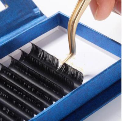 China Soft Light Weight Mink Eyelash Natural Flat Eyelash Extension /Soft Ellipse Individual Tips Extension for sale