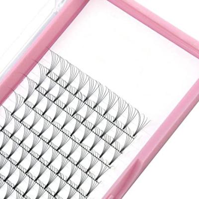 China Natural /Soft Premade Fans Eyelash Extensions 3D 5D 7D Short Rod Premade Volume Eyelash Extensions 0.07 0.10 Premade Lash Extensions Fans for sale