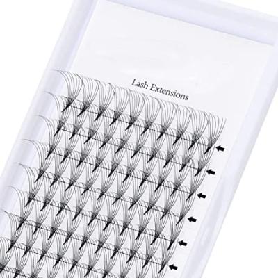 China Natural Lash Extensions Pro Point Eyelash Extensions 7D 0.07 Volume Premade Lash Fans Middle Long Stem Eyelash Fans /Soft Premade for sale