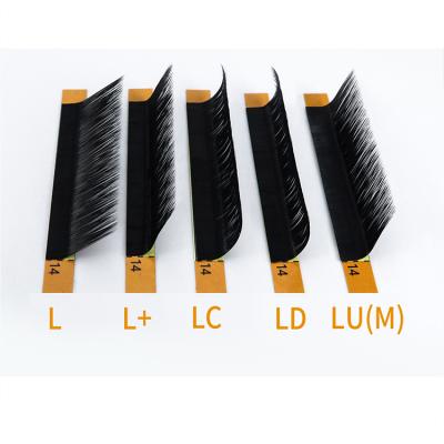 China /Natural Soft L/L+/LC/LD/LU (MIX 16rows/box Mink Eyelash Extension, L different M curl 7~15mm lashes)/N for sale