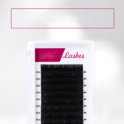 China Russian Automatic Fan Lashes Natural Easy Fanning Eyelash Flare Volume /Soft Blooming Silk Lashes for sale