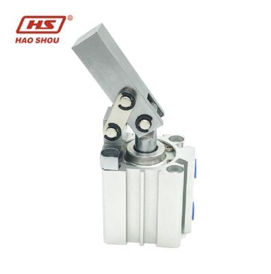 China Construction worksÂ   HALC-63 Pneumatic Air Lever Cylinder Lever Clamp Cylinder Link Clamp for sale