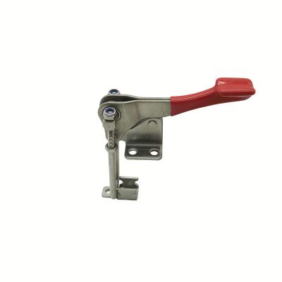 China HS-40334-SS Stainless Steel Red-Holding Capacity Stainless Steel Latch-Shaped Toggle Clamp for sale