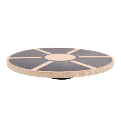 China Hot Selling Wooden Balance Board Stability Trainer High Elastic Durable Yoga Board for sale