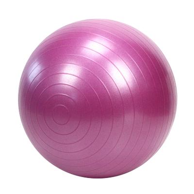 China Round Logo Yoga Balls Fitness Ball Anti-burst GYM Ball Customized Good Quality Sports for sale