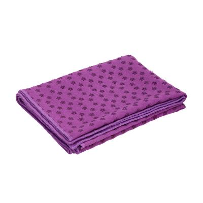 China Artbell Viable Wholesale Muti-color Gym Yoga Non-slip Microfiber Towel With PVC Dots Yoga Mat Towel for sale