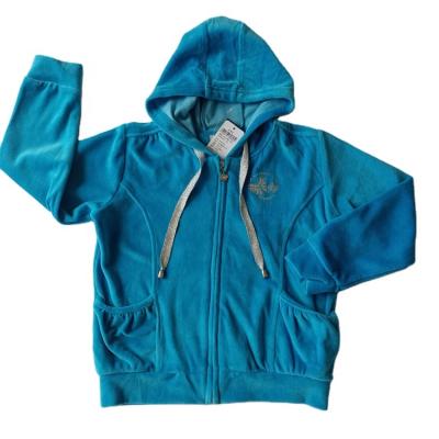 China 2021 Autumn New design textile children clothing anti-shrink zipper hoodie jacket for sale