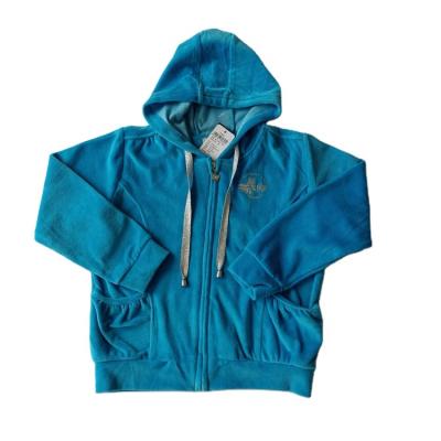 China 2021 Autumn New design textile children clothing anti-shrink zipper hoodie jacket for sale