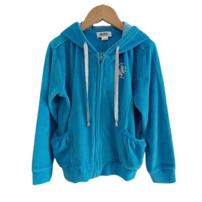 China 2021 Autumn New design textile children clothing anti-shrink zipper hoodie jacket for sale