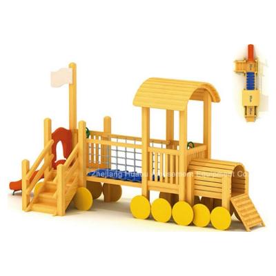 China The NEW professional outdoor wood plastic playground equipment wooden playground equipment, kids playground equipment for sale