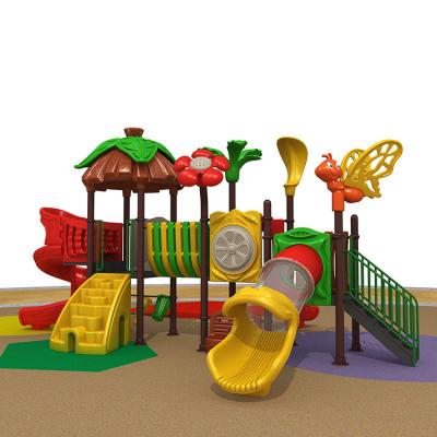 China plastic playground china supply plastic outdoor playground combined slide and swing NEW for sale