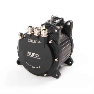 China Good Quality NUPO Motorcycle Electric Motor 3 Phase 5KW Low Noise High Speed ​​Electric Scooter For Motorcycle Bike for sale