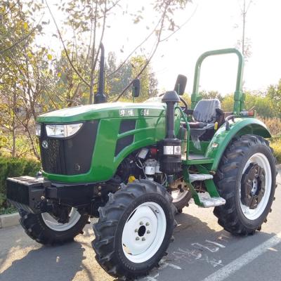 China Farm Garden Agricultural Machinery 4 Wheel Mini Tractor 60HP With Plow for sale