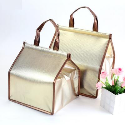 China Thermal CHEAP Promotional Customized Logo And Packaging Non Woven Insulated Thermal Lunch Cooler Bag for sale