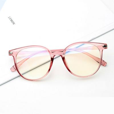 China Retro Fashion Sunglasses Optical Frame Glasses Fashion Round Metal And Plastic Eyewear Trial Frame Optical Glasses for sale