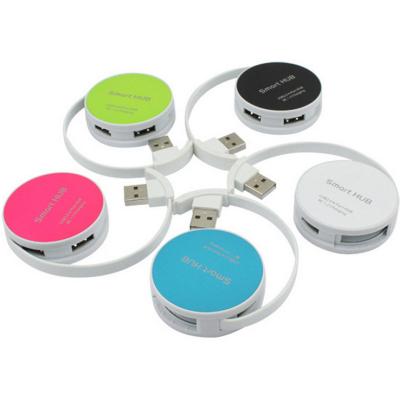 China ABS mini round usb hub 2.0 for promotion for sale