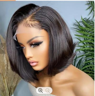 China Swiss Quality Lace Wig Curly Straight Hair Lace Front Brazilian 13*4 Lace Frontal Wig Full Lace Hair Wig For Black Women for sale