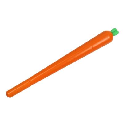 China Promotional Items Carrot Cheap Stationery Creative Pen Plastic Ballpoint Pen for sale