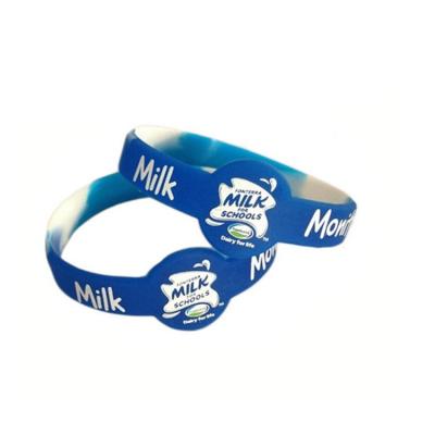 China Eco - Friendly Food Cash Cow Promotional Shaped Silicone Wristband for sale